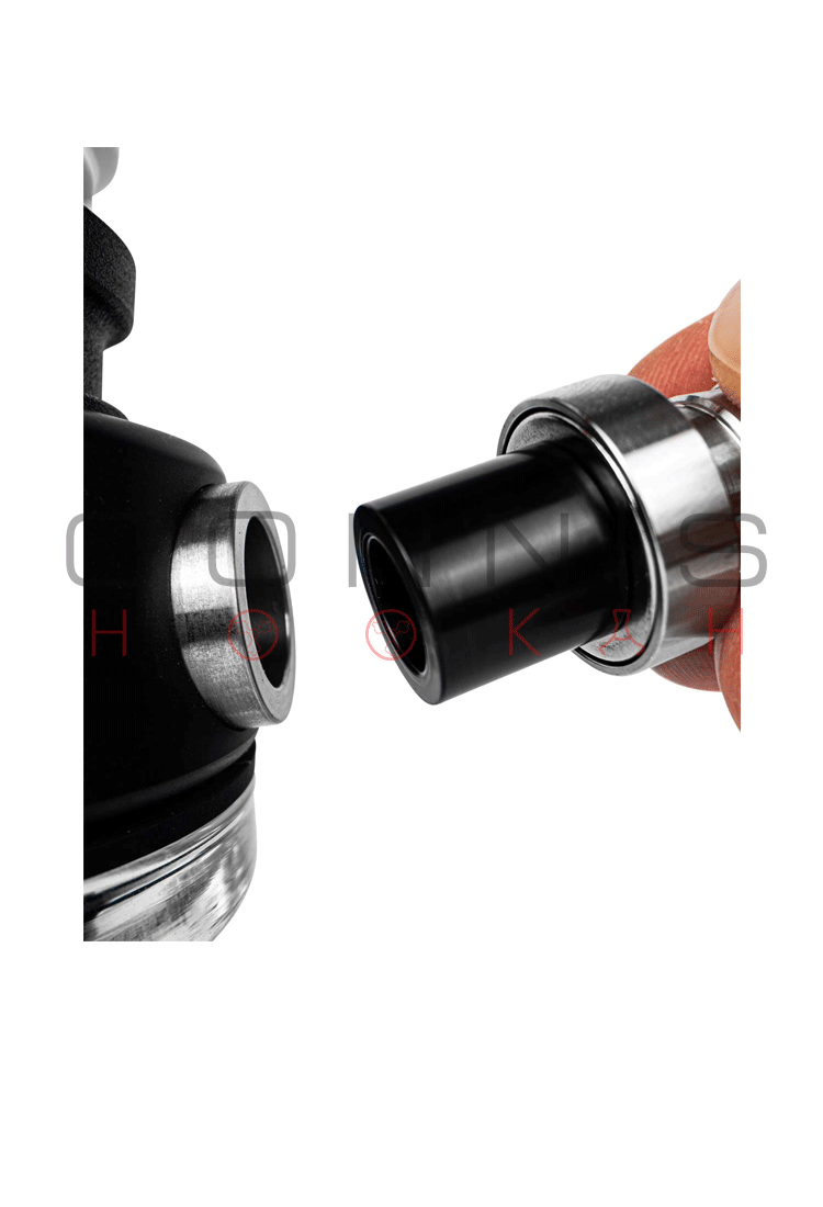 Amotion Flash Bang Hookah - Amber (Includes Silicone Hose & MouthPiece) - (Optional Extras Multiple Choice Available)