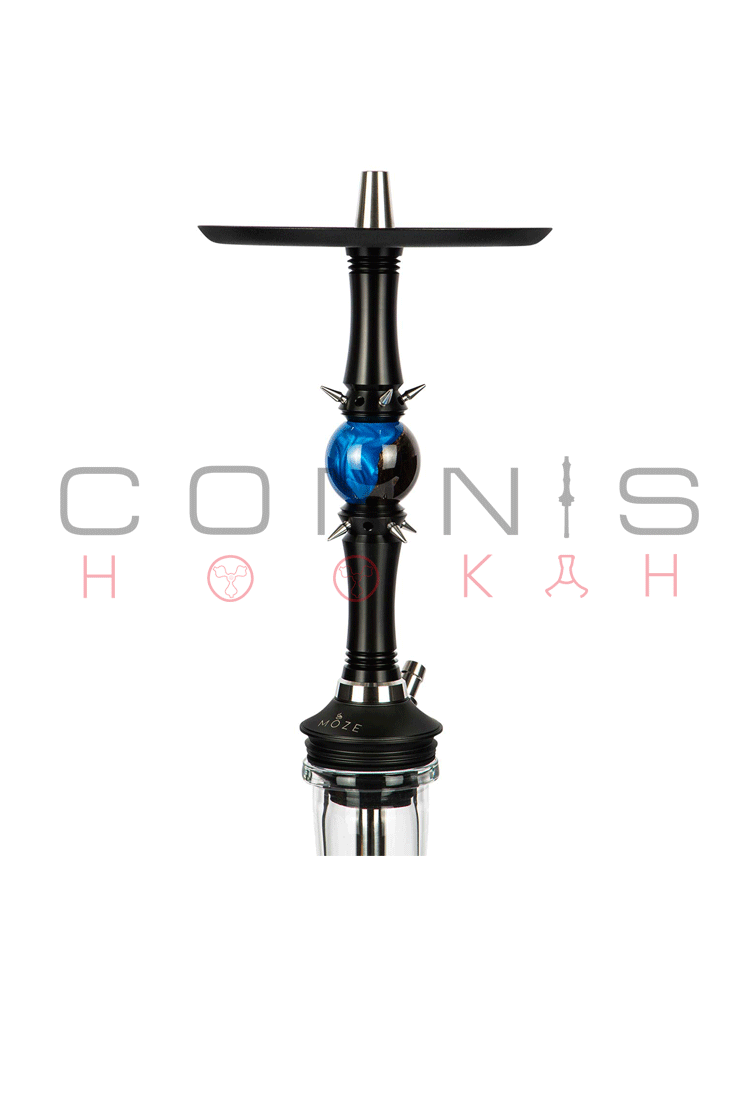 Moze Sphere 2 Hookah - Blurry Neptune (Includes Silicone Hose & MouthPiece) -  (Optional Extras Multiple Choice Available)