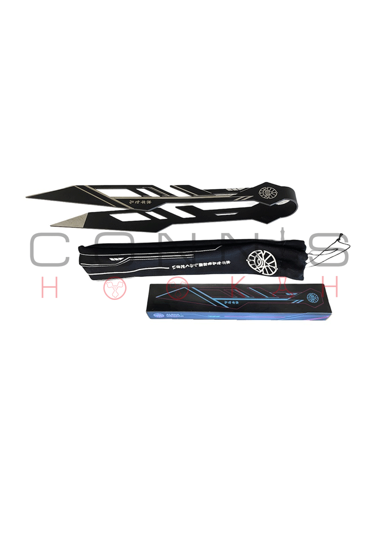 Alpha Hookah Cyber Tongs Black