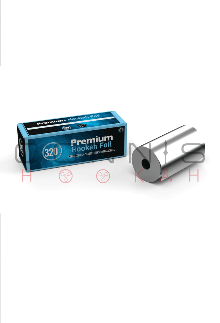 320° Foil Roll Premium Hookah / Shisha Foil 25 Meters Length, 18cm Width  - 40 Micron Extra Thick