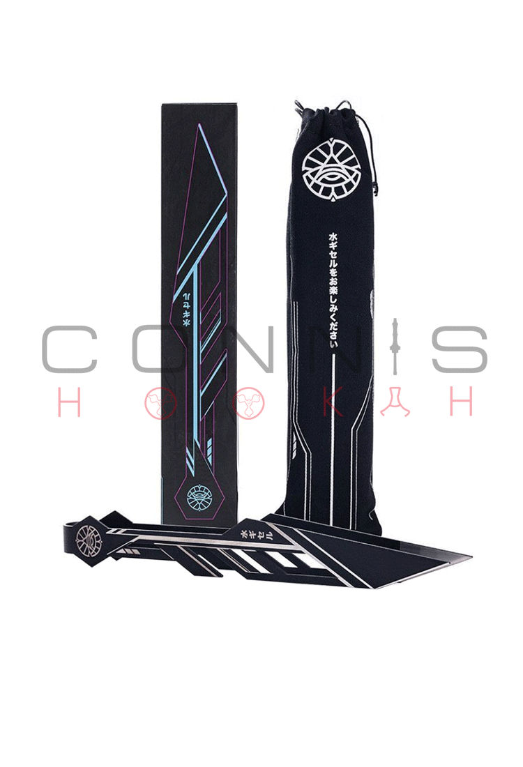 Alpha Hookah Cyber Tongs Black