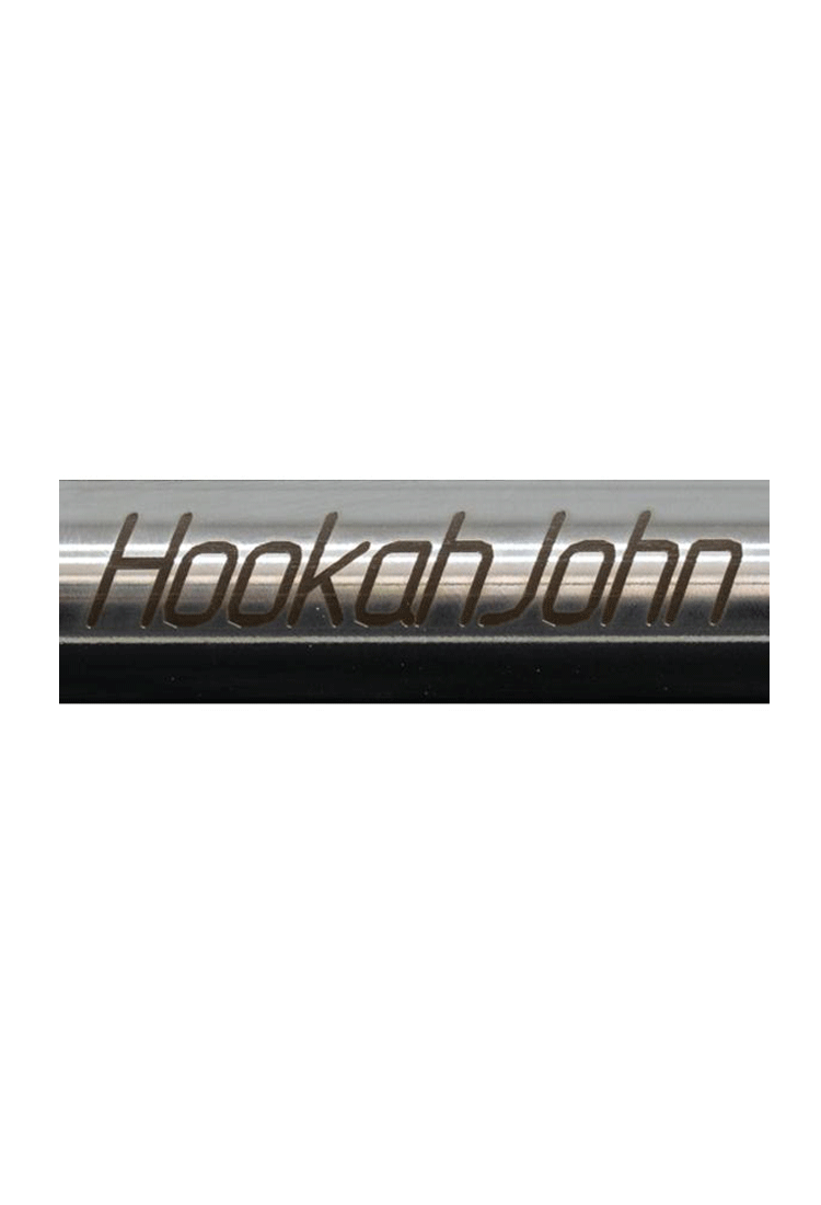 Hookah John SoSo Lounge Hookah Mouthpiece with Russian Silicone Soft Touch Heavy Duty Hose (Black)