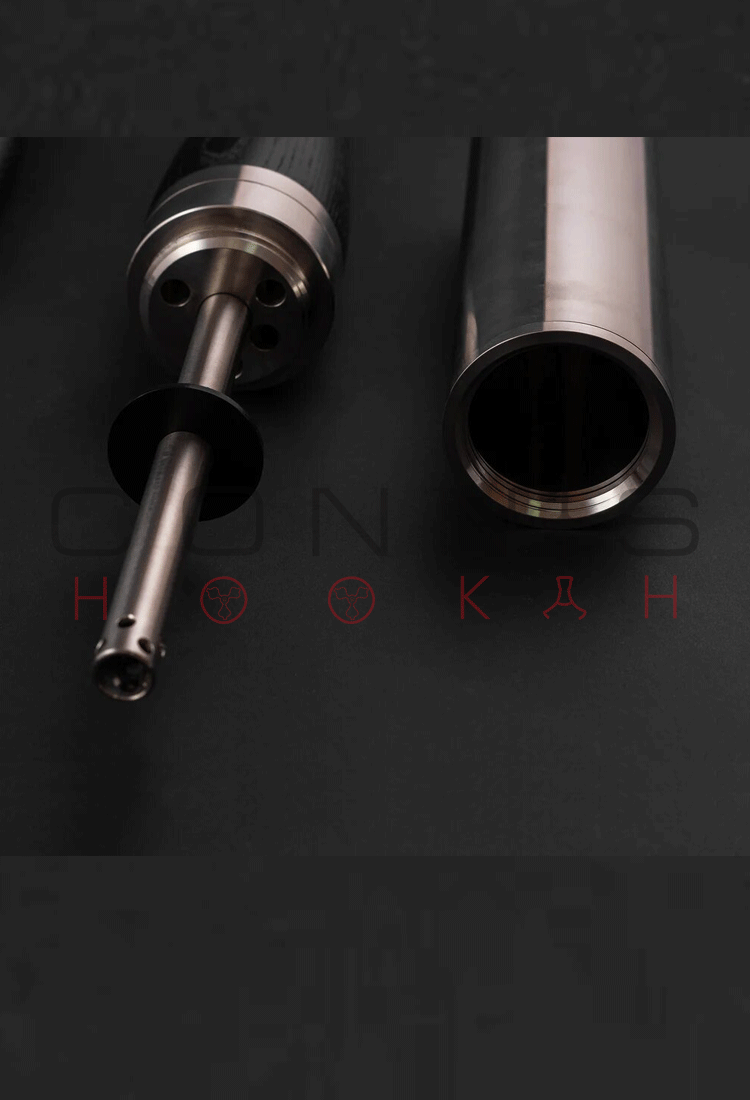 Union Argument Hookah TX Black - Purple Colour Changing (Optional Extras Multiple Choice Available)