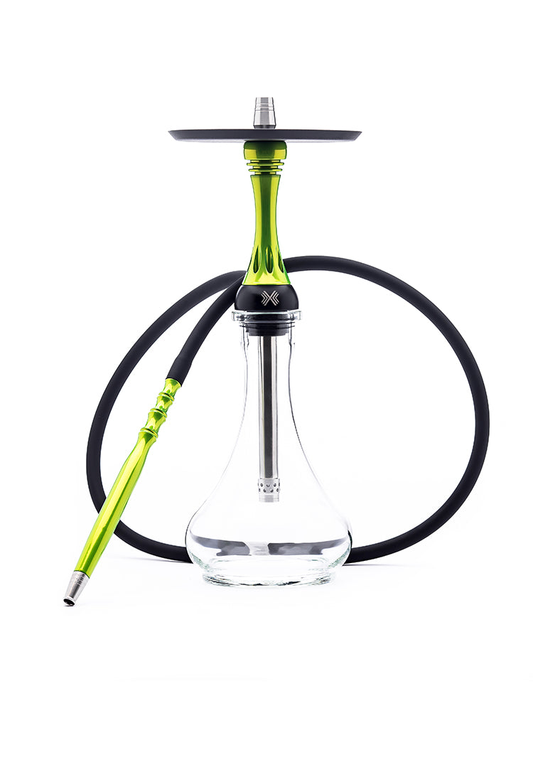 Alpha Hookah Model X - Lime (Optional Extras Multiple Choice Available)