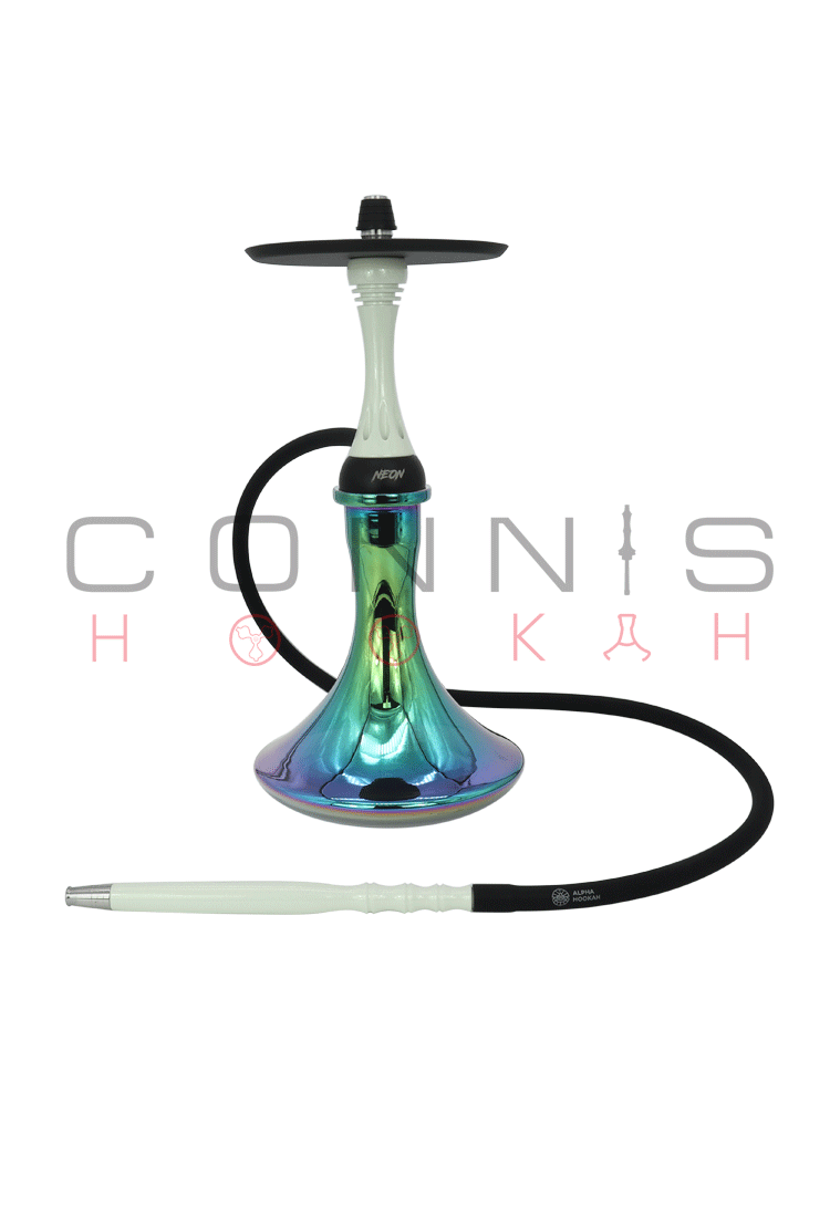 Alpha Hookah Model X - Neon (Optional Extras Multiple Choice Available)