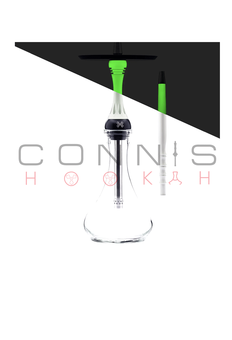 Alpha Hookah Model X - Neon (Optional Extras Multiple Choice Available)