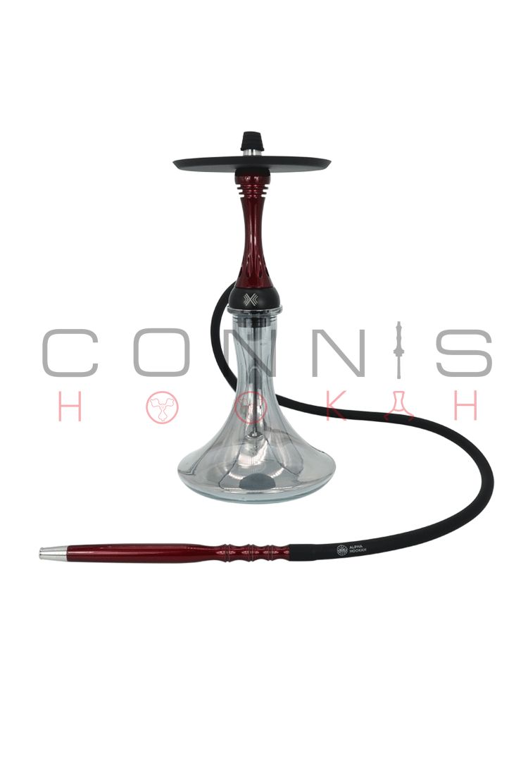 Alpha Hookah Model X - Red Candy (Optional Extras Multiple Choice Available)