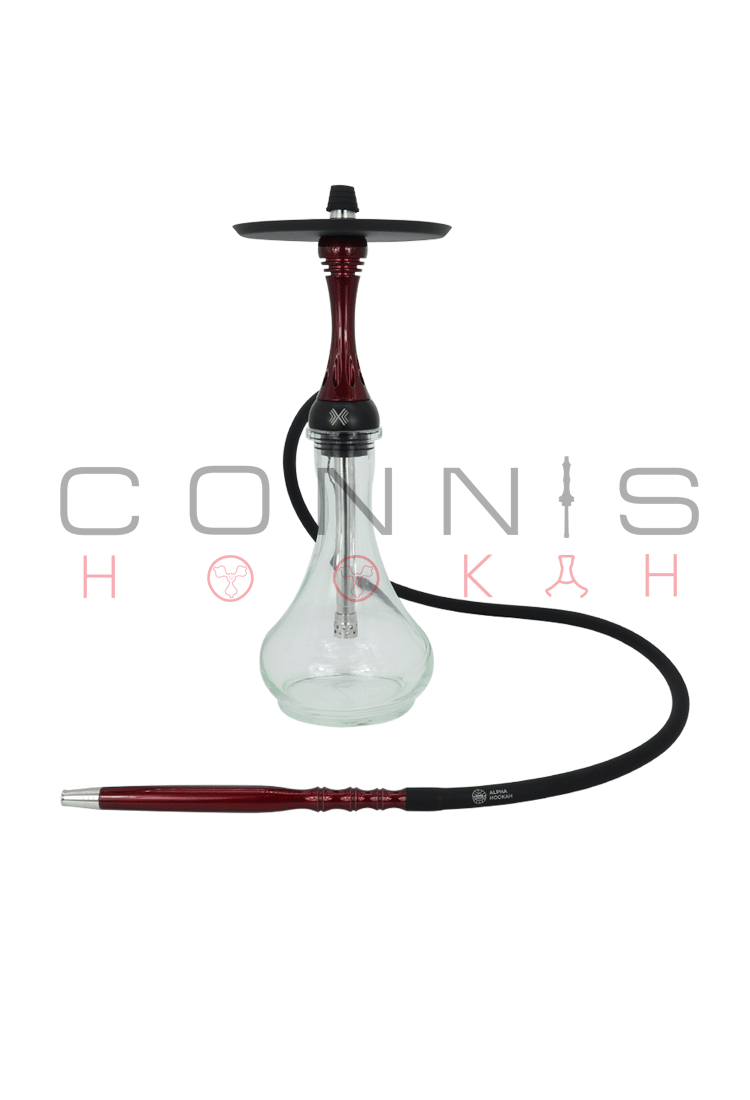Alpha Hookah Model X - Red Candy (Optional Extras Multiple Choice Available)