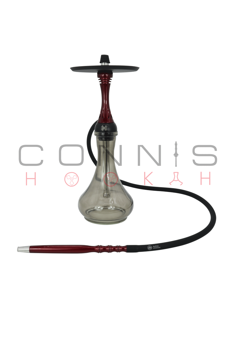 Alpha Hookah Model X - Red Candy (Optional Extras Multiple Choice Available)