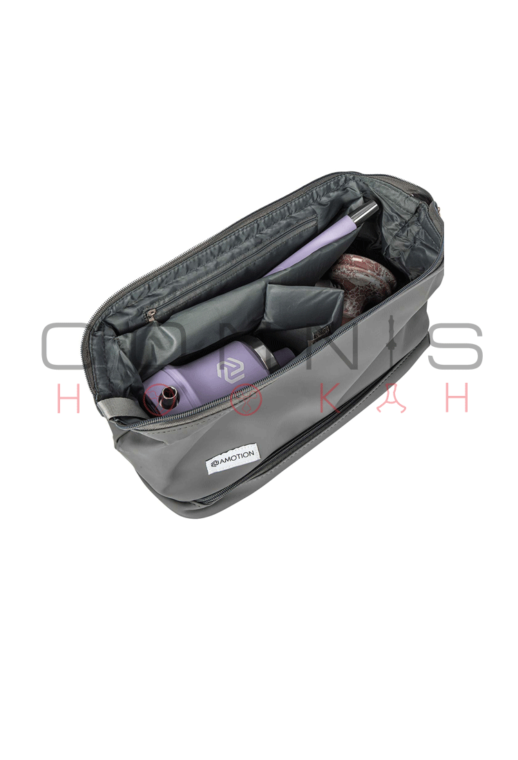 Amotion Roam Hookah - Asher with Add On Kit (Black Hose, Matching Mouthpiece & Travel Bag) - (Optional Extras Multiple Choice Available)