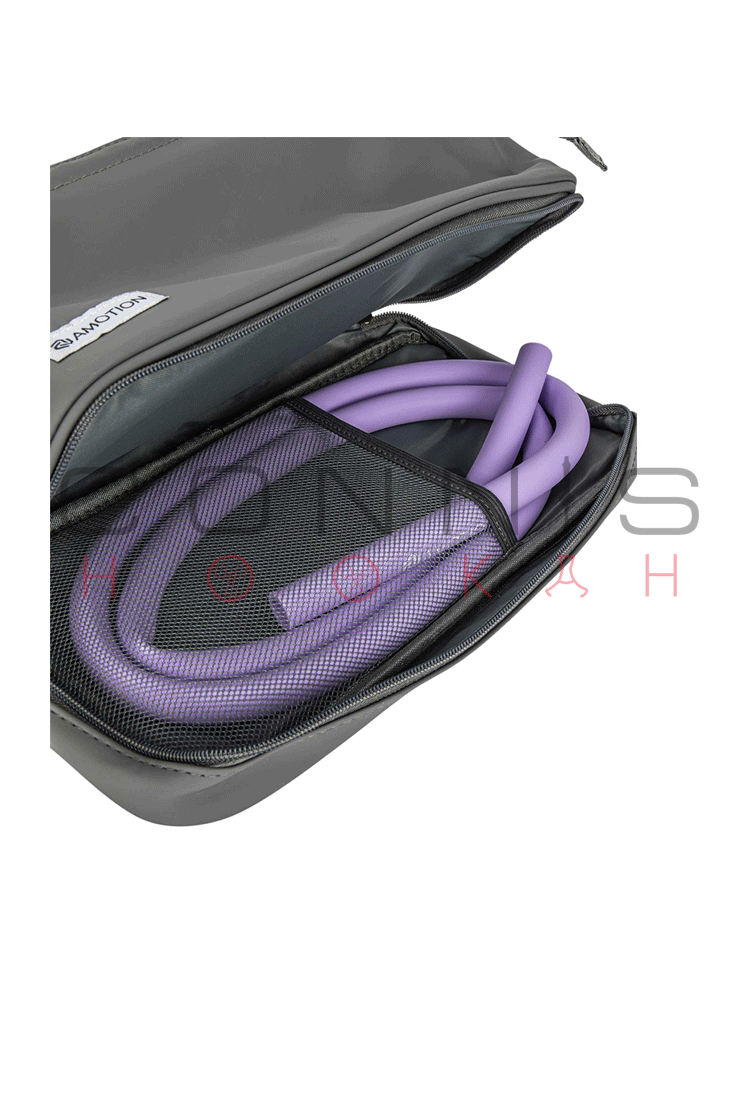 Amotion Roam Hookah - Lime with Add On Kit (Matching Hose, Mouthpiece, Coaster & Travel Bag) - (Optional Extras Multiple Choice Available)