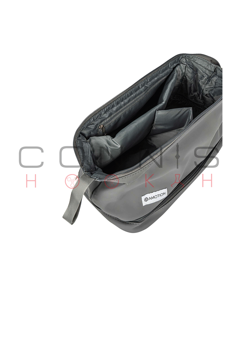 Amotion Roam Hookah - Asher with Add On Kit (Black Hose, Matching Mouthpiece & Travel Bag) - (Optional Extras Multiple Choice Available)