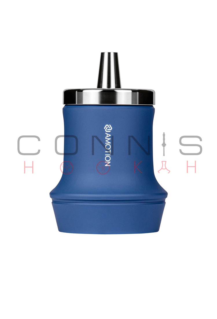 Amotion Roam Hookah - Cobalt with Add On Kit (Matching Hose, Mouthpiece, Coaster & Travel Bag) - (Optional Extras Multiple Choice Available)