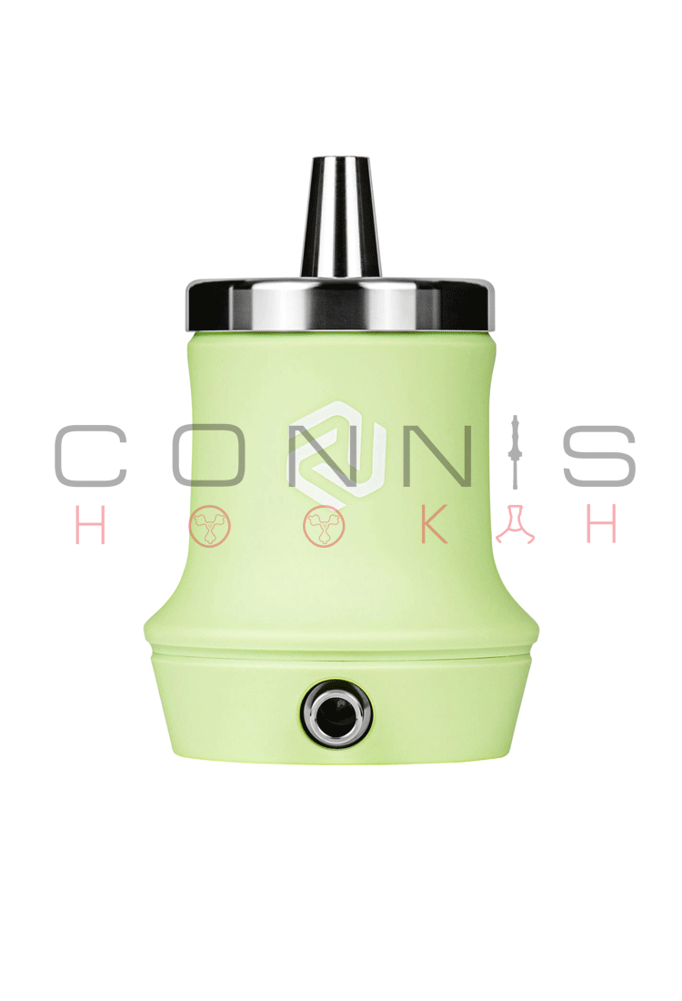 Amotion Roam Hookah - Lime with Add On Kit (Matching Hose, Mouthpiece, Coaster & Travel Bag) - (Optional Extras Multiple Choice Available)