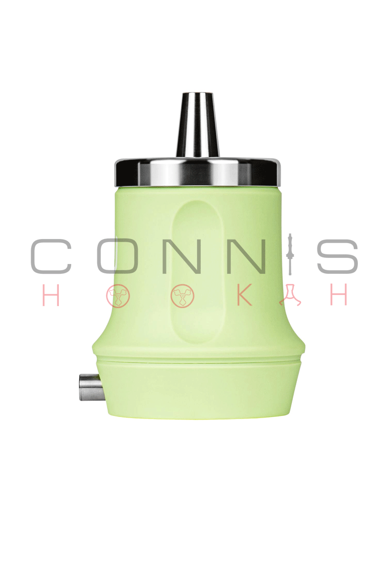 Amotion Roam Hookah - Lime with Add On Kit (Matching Hose, Mouthpiece, Coaster & Travel Bag) - (Optional Extras Multiple Choice Available)