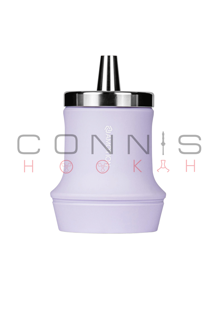 Amotion Roam Hookah - Mauve with Add On Kit (Matching Hose, Mouthpiece, Coaster & Travel Bag) - (Optional Extras Multiple Choice Available)