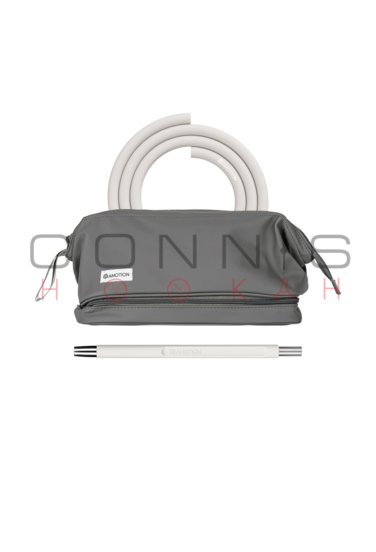 Amotion Roam Hookah - Stone with Add On Kit (Matching Hose, Mouthpiece, Coaster & Travel Bag) - (Optional Extras Multiple Choice Available)