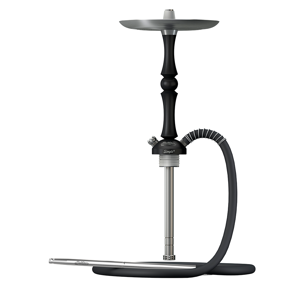 MattPear Simple M Ball Hookah - Black (Optional Extras Multiple Choice Available)