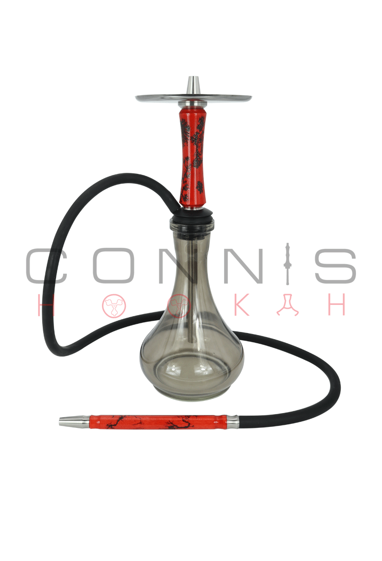 Connis Hookah ASCEND - Red (Optional Extras Multiple Choice Available)