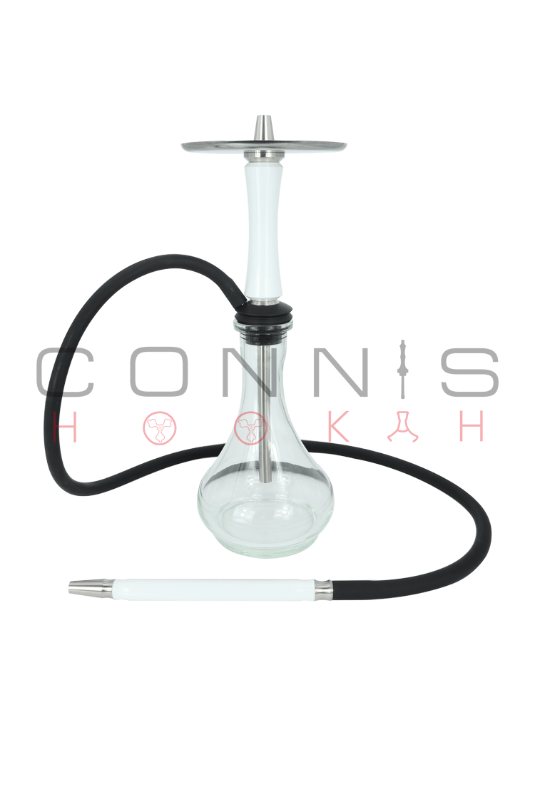 Connis Hookah ASCEND - White (Optional Extras Multiple Choice Available)
