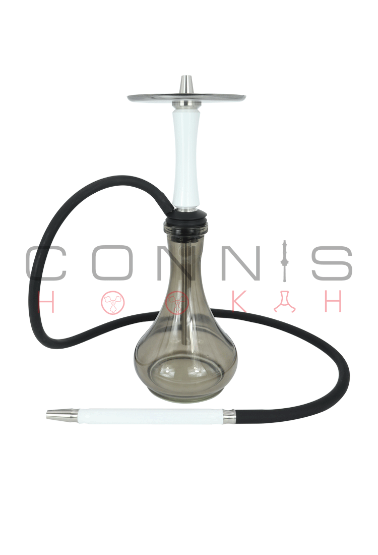 Connis Hookah ASCEND - White (Optional Extras Multiple Choice Available)