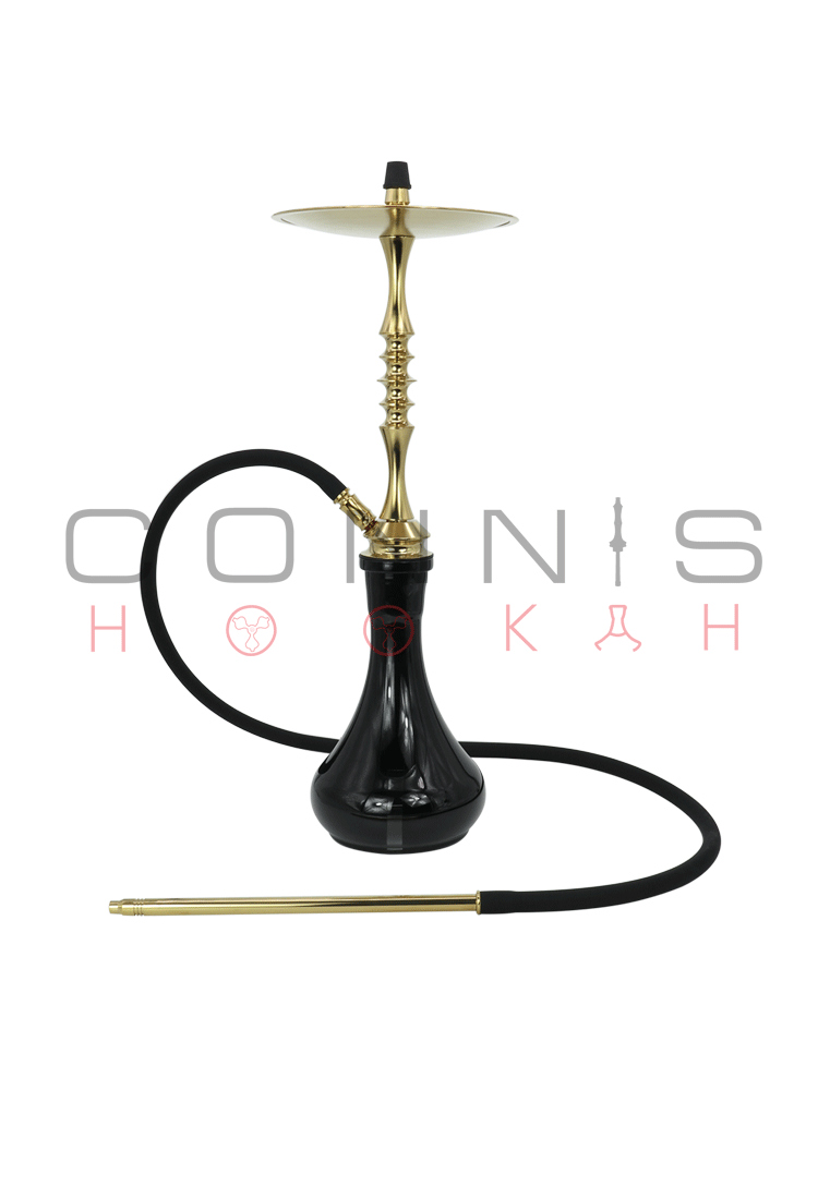 Ferro One Hookah - Gold (Titanium Nitride) (Optional Extras Multiple Choice Available)