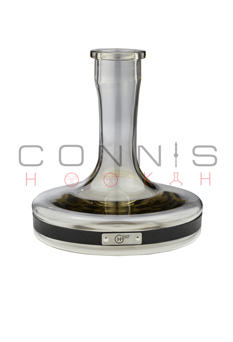 Geometry Techno Hookah - Dark (Black) (Optional Extras Multiple Choice Available)