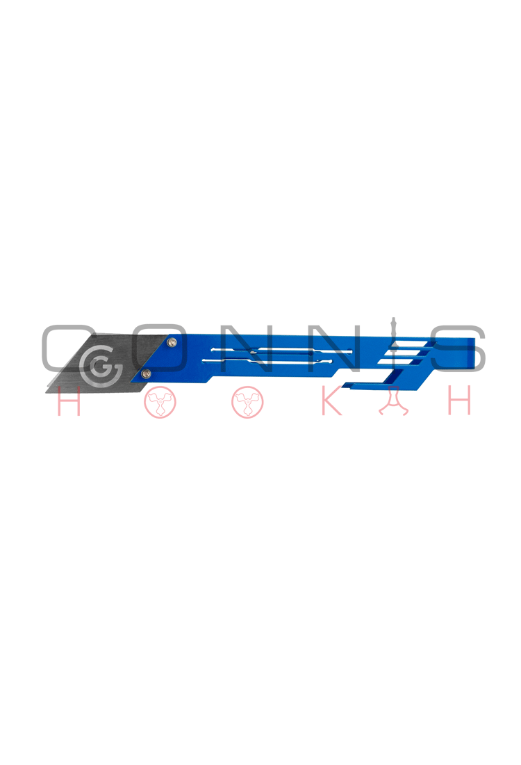 Geometry Hookah Tongs - Blue