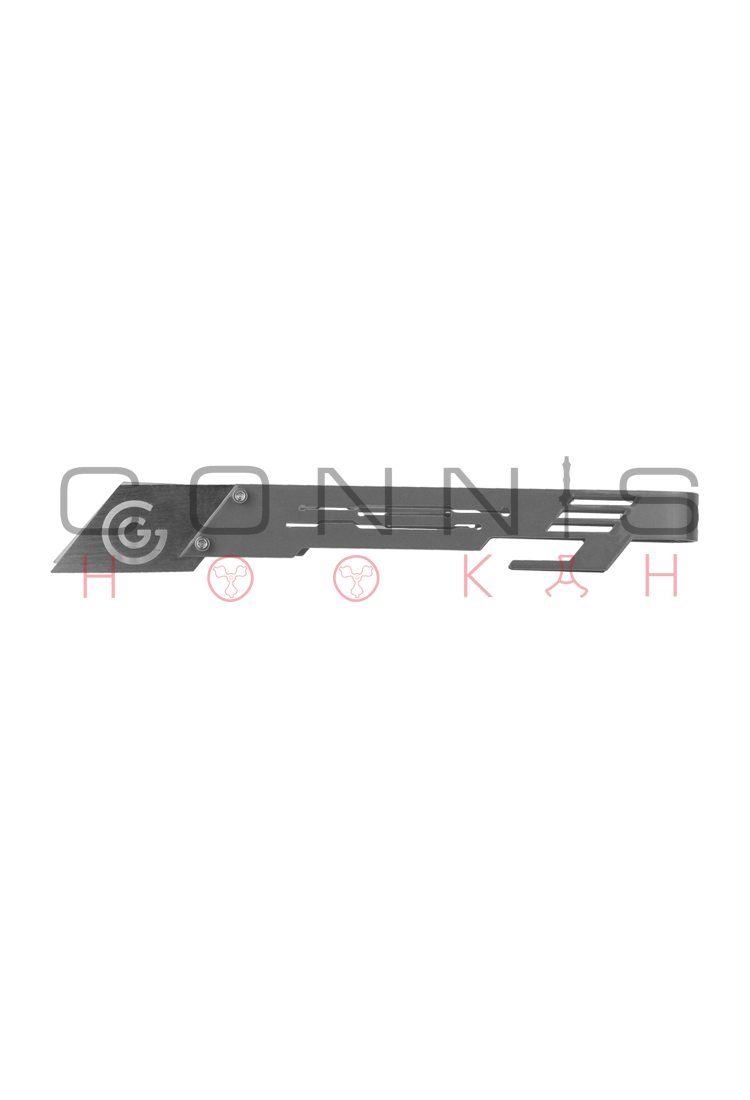 Geometry Hookah Tongs - Grey
