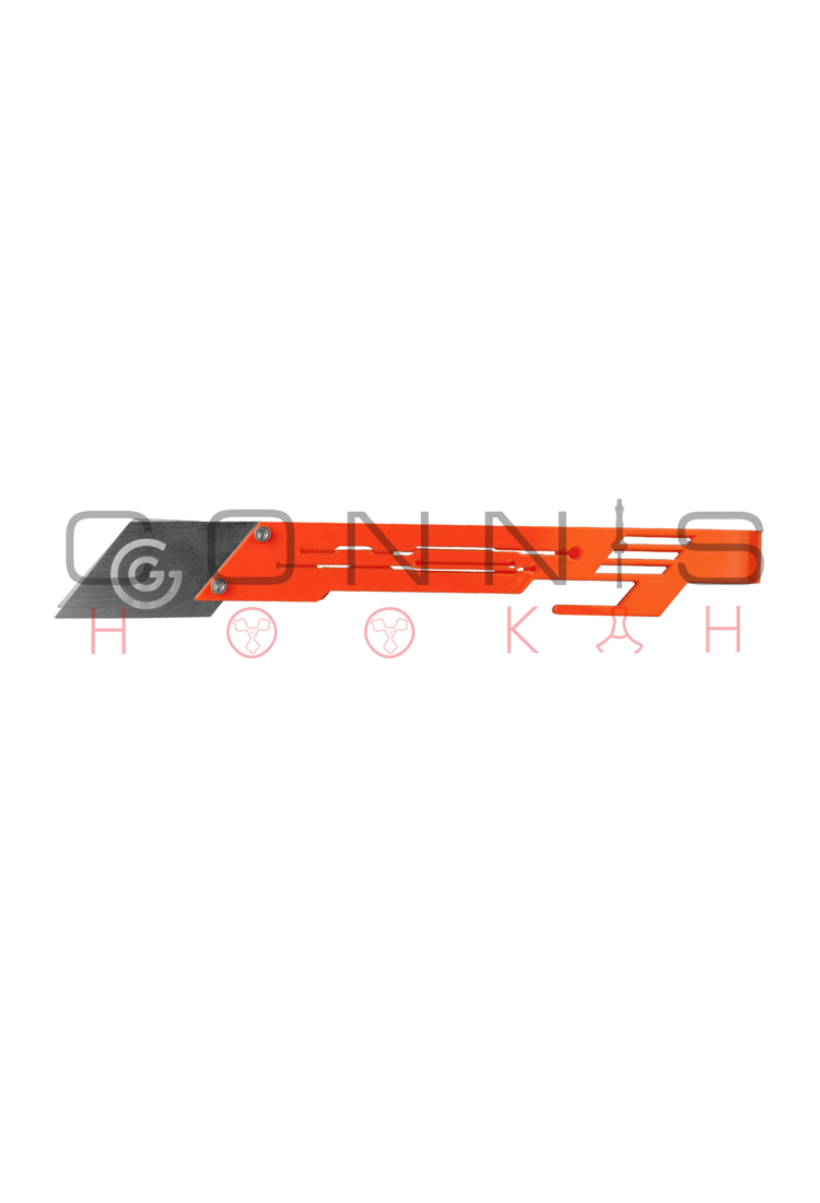 Geometry Hookah Tongs - Orange