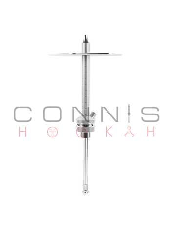 Hookah John SAOCCA Hookah Stem and Tray - All Silver