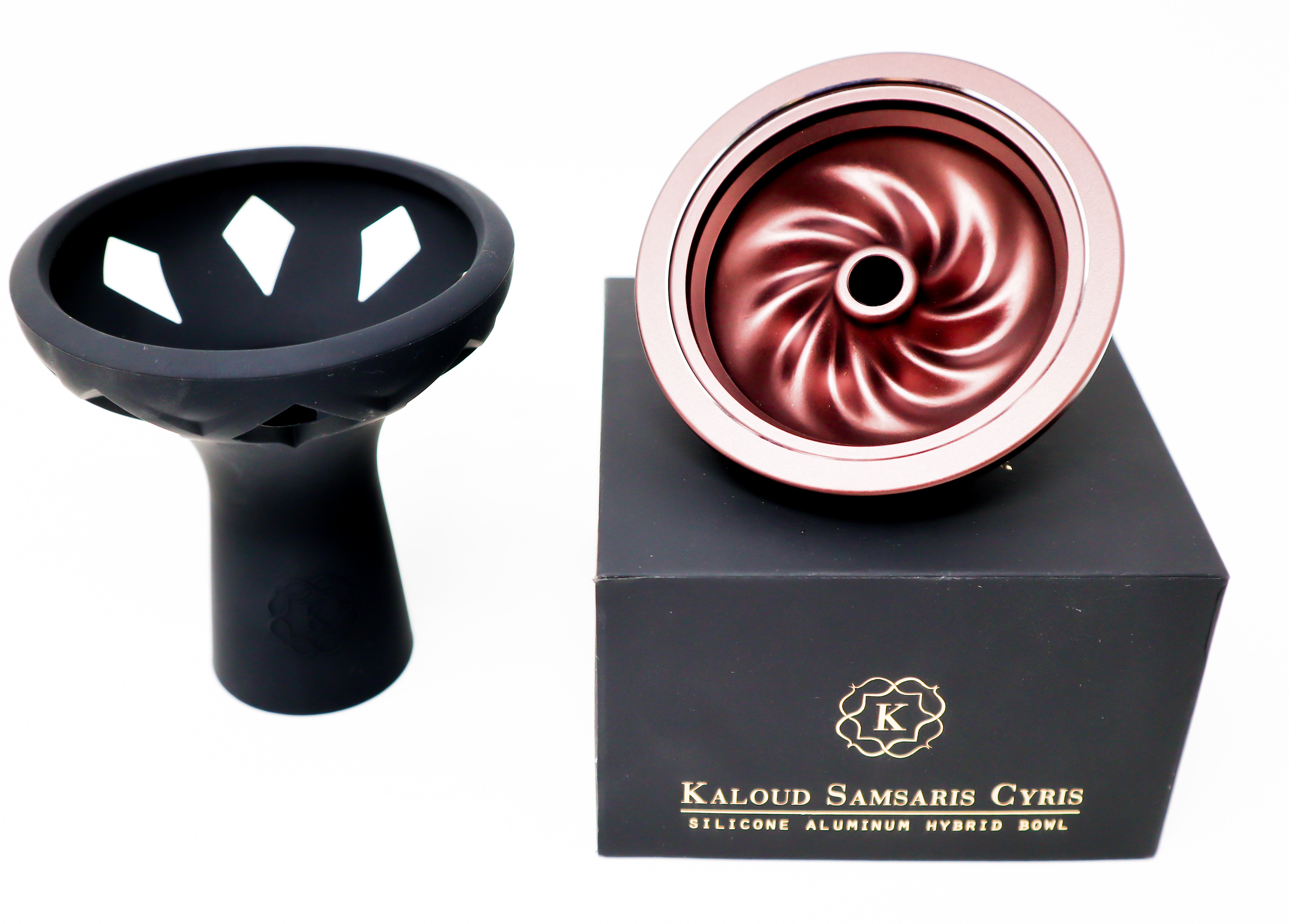 Kaloud Samsaris Silicone & Aluminum Bowl - Cyris Brown