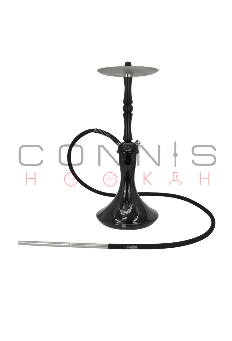 MattPear Simple M Ball Hookah - Black (Optional Extras Multiple Choice Available)
