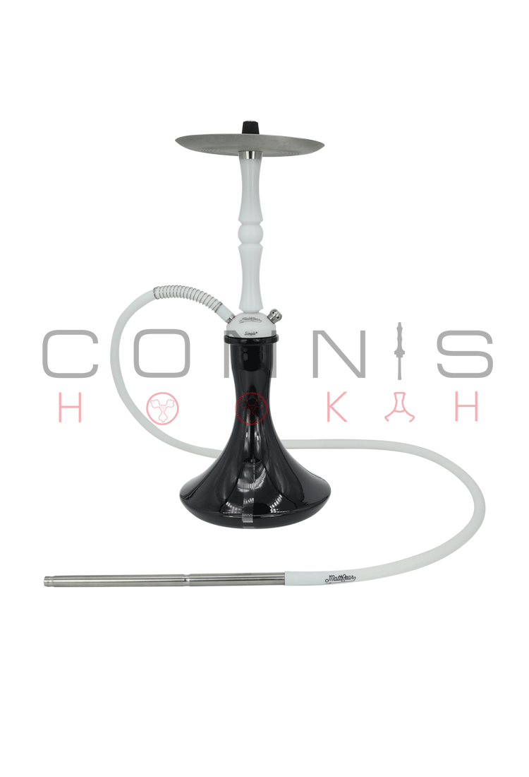 MattPear Simple M Ball Hookah - White (Optional Extras Multiple Choice Available)