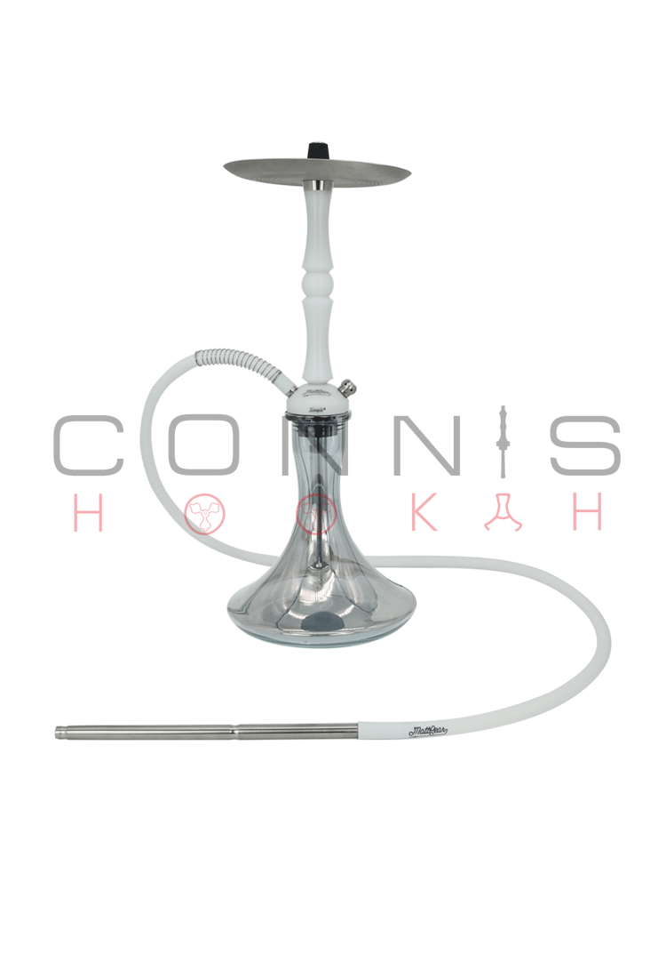 MattPear Simple M Ball Hookah - White (Optional Extras Multiple Choice Available)