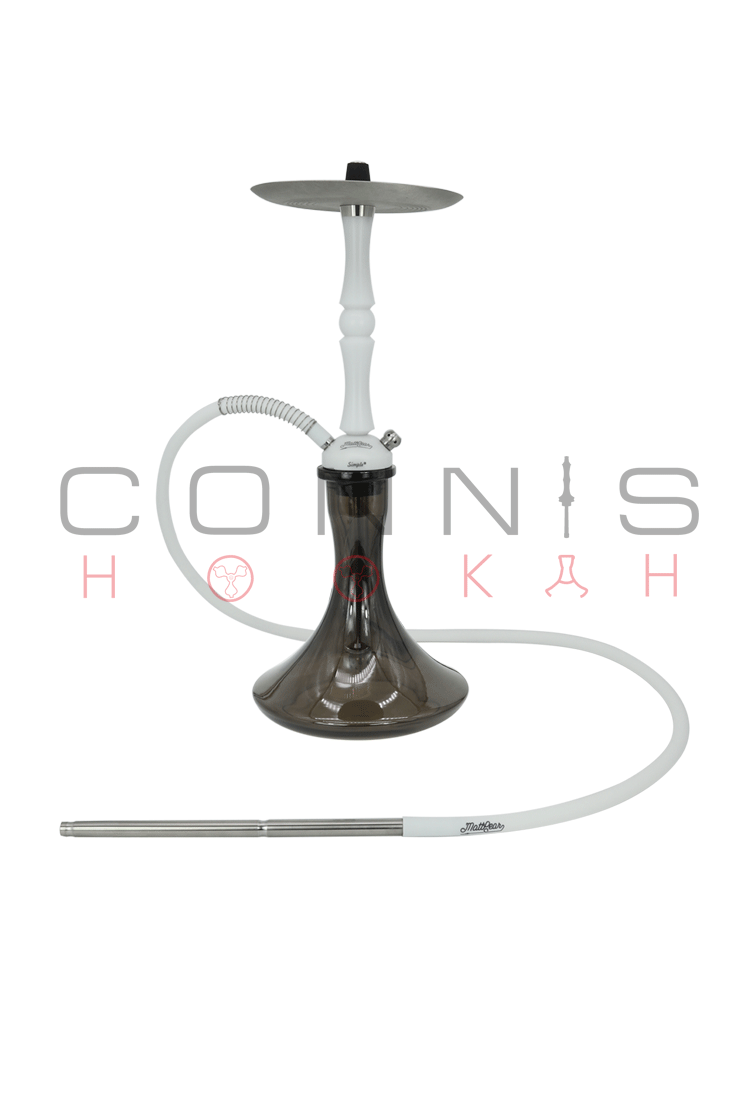 MattPear Simple M Ball Hookah - White (Optional Extras Multiple Choice Available)