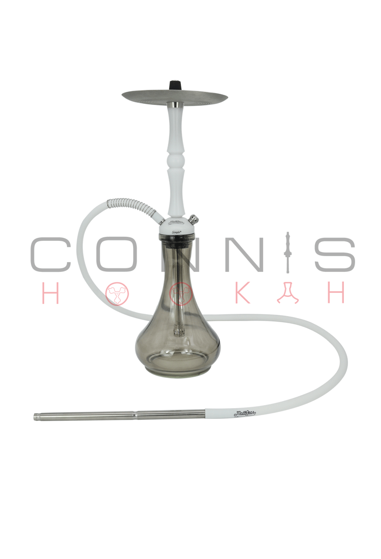 MattPear Simple M Ball Hookah - White (Optional Extras Multiple Choice Available)