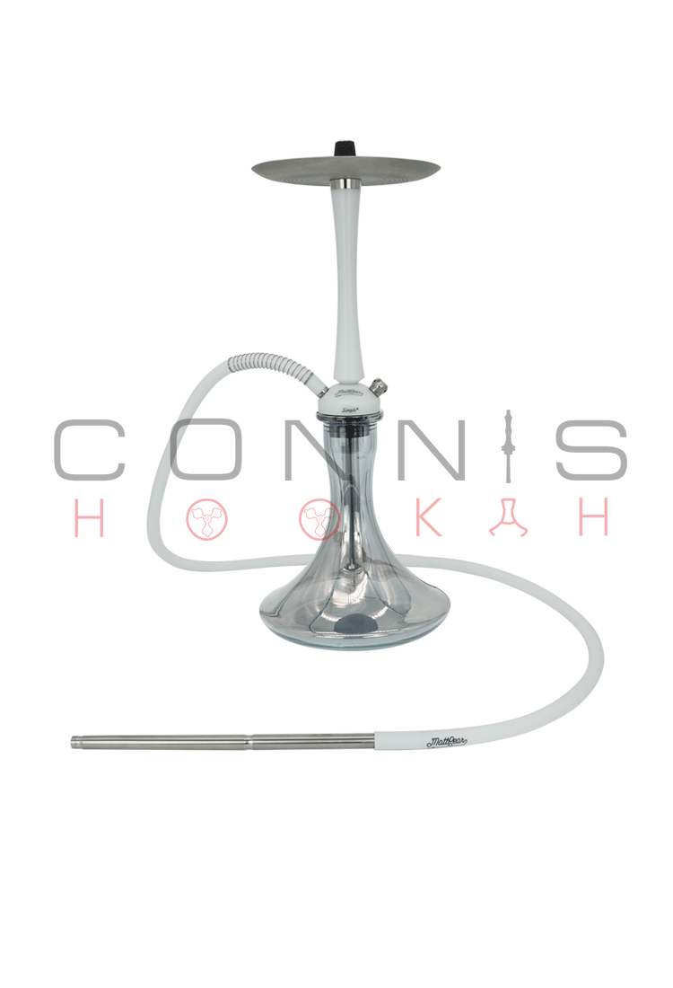 MattPear Simple M Slim Hookah - White (Optional Extras Multiple Choice Available)