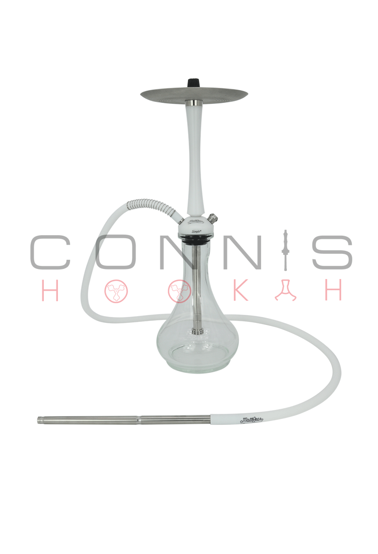 MattPear Simple M Slim Hookah - White (Optional Extras Multiple Choice Available)