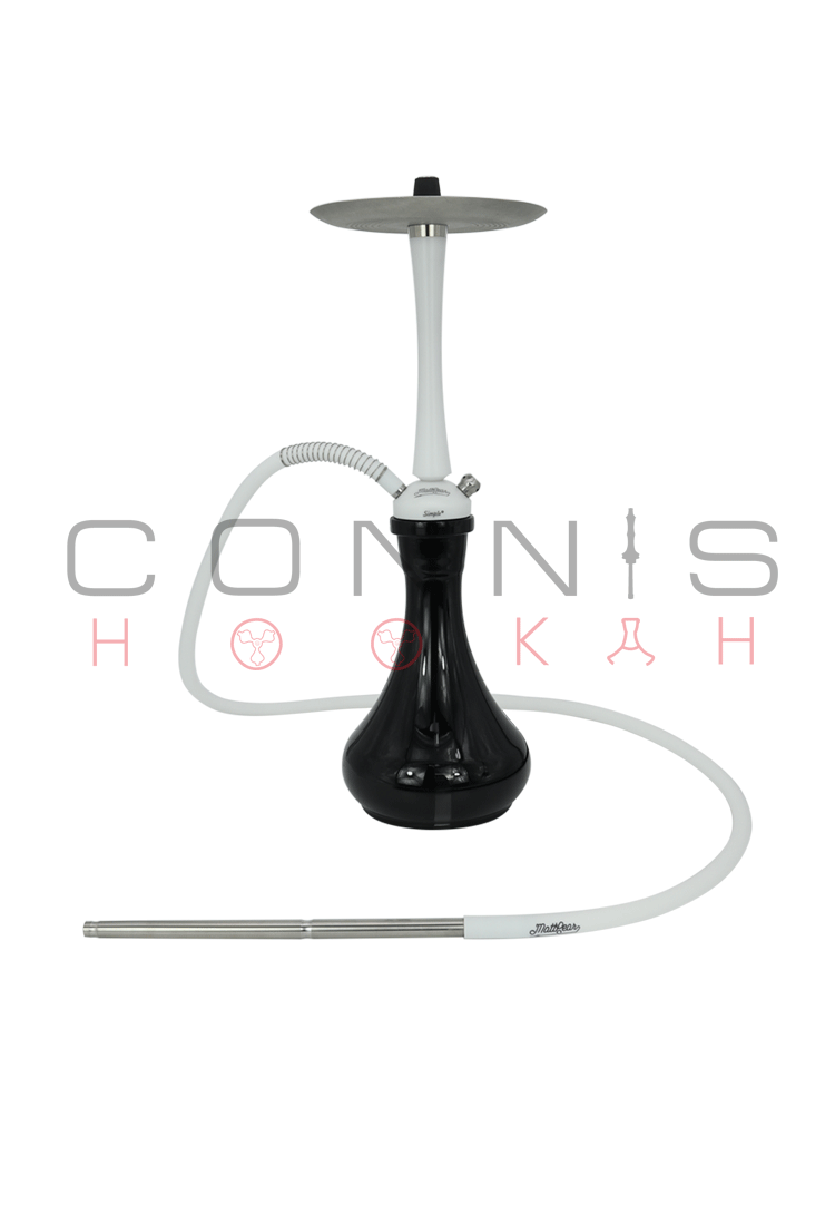 MattPear Simple M Slim Hookah - White (Optional Extras Multiple Choice Available)