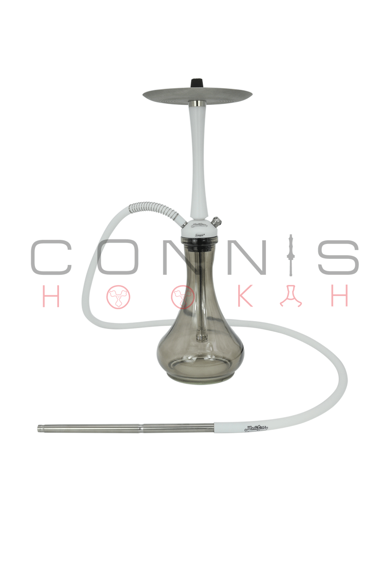 MattPear Simple M Slim Hookah - White (Optional Extras Multiple Choice Available)
