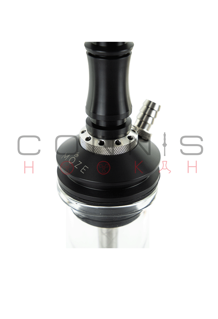 Moze Breeze 2 Hookah - Wavy Purple (Optional Extras Multiple Choice Available)