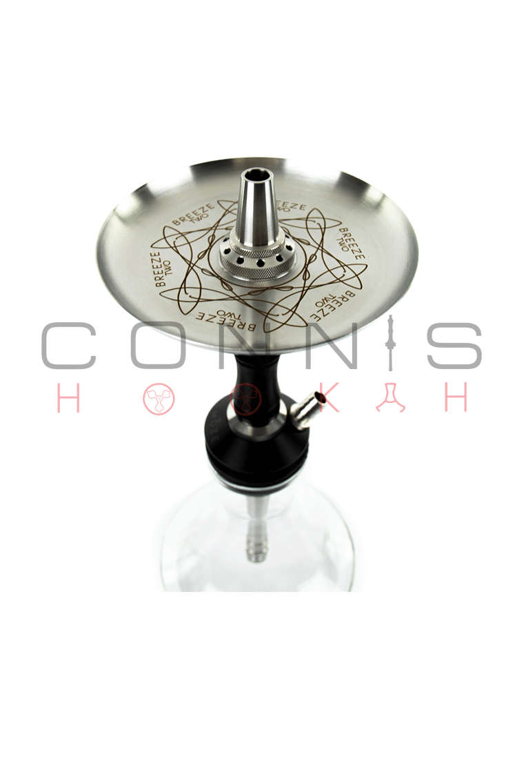 Moze Breeze 2 Hookah - Wavy Red (Optional Extras Multiple Choice Available)