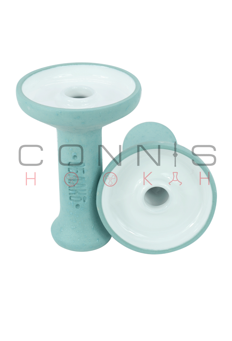 Oblako L Mono Glazed Phunnel Bowl - Teal