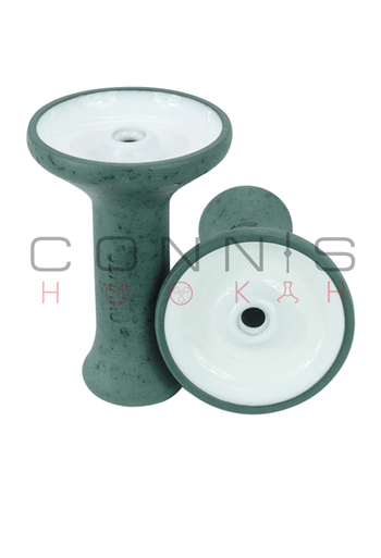 Oblako M Mono Glazed Phunnel Bowl - Green