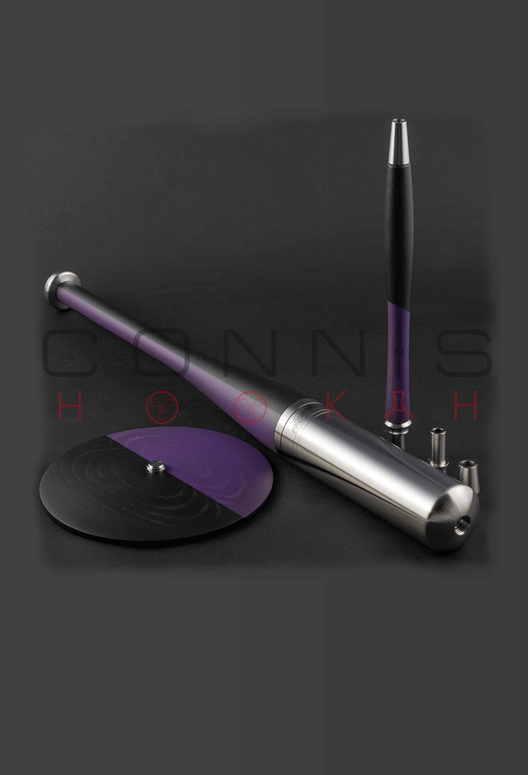 Union Argument Hookah TX Black - Purple Colour Changing (Optional Extras Multiple Choice Available)