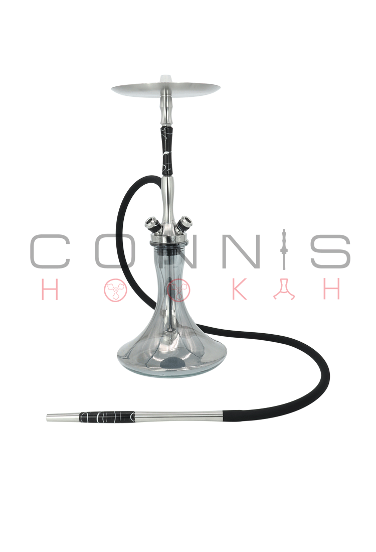 Union Fibonacci Hookah - Acrylic Black (Optional Extras Multiple Choice Available)
