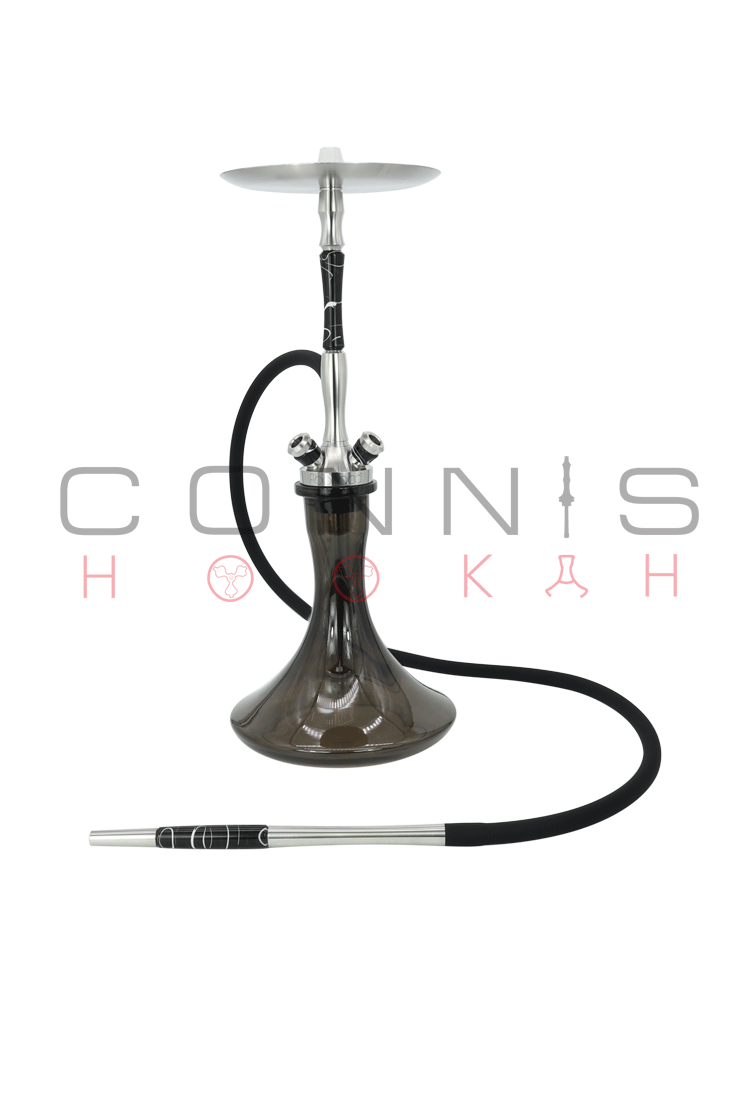 Union Fibonacci Hookah - Acrylic Black (Optional Extras Multiple Choice Available)