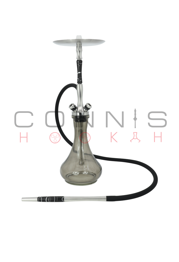Union Fibonacci Hookah - Acrylic Black (Optional Extras Multiple Choice Available)