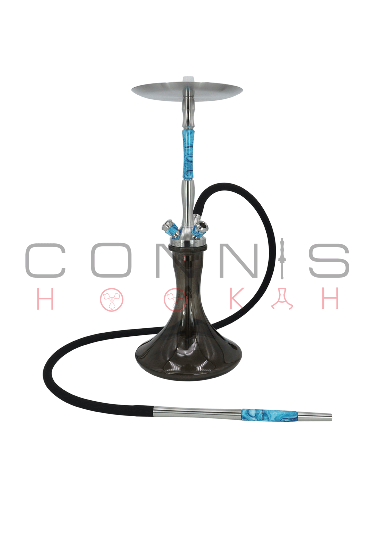 Union Fibonacci Hookah - Acrylic Blue (Optional Extras Multiple Choice Available)